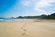 Playa Cañaveral es uno de los mágicos lugares para conocer en el Parque Tayrona.