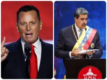 Richard Grenell y Nicolás Maduro