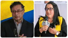 Gustavo Petro y Alba Lucía Velásquez.