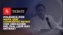 Polémica por mapa que compartió Petro con ubicación del ELN, ¿qué hay detrás?