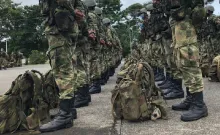 Imagen de referencia. Ataque del Clan del Golfo contra militares de la Cuarta Brigada.