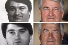 Giovanni Motisi, líder de la “Cosa Nostra”. Imagen de la policía italiana  obtenida mediante un proceso de envejecimiento facial, basándose en fotografías del capo de los años 80 y 90. 