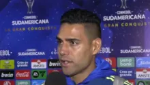 Falcao García hablando tras la derrota contra Once Caldas por Copa Sudamericana