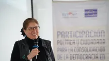 La directora Alejandra Barrios dijo que el ministro del Interior debe dar garantías para las elecciones de 2026.