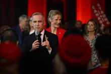 El Partido Liberal de Canadá eligió al   exbanquero para reemplazar a Justin Trudeau como primer ministro.  (Photo by Artur Widak/NurPhoto via Getty Images)