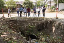 Obras inconclusas en La Dorada, Caldas.