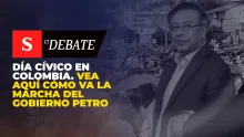 Día cívico en Colombia. Vea aquí cómo va la marcha del Gobierno Petro