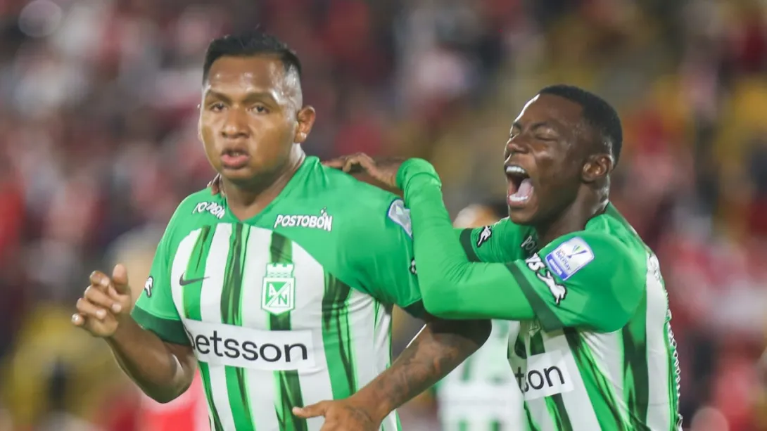 Alfredo Morelos con Atlético Nacional.