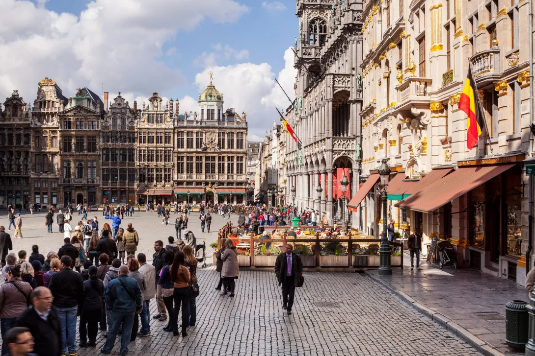 La Grand Place o Grote Markt es la plaza central de Bruselas, la capital y la ciudad más grande de Bélgica.