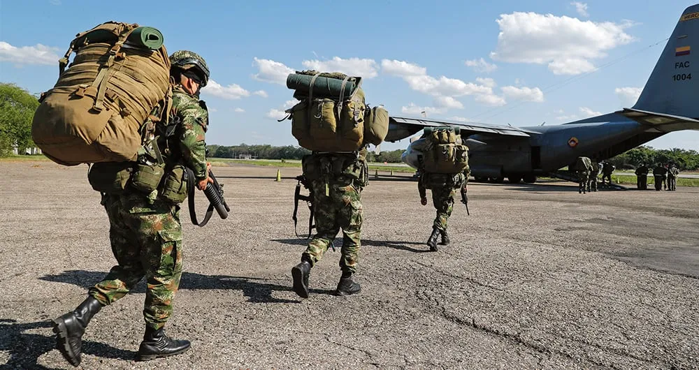 Seis disidentes de las Farc muertos, deja operación del Ejército en el Valle del Cauca. Archivo.