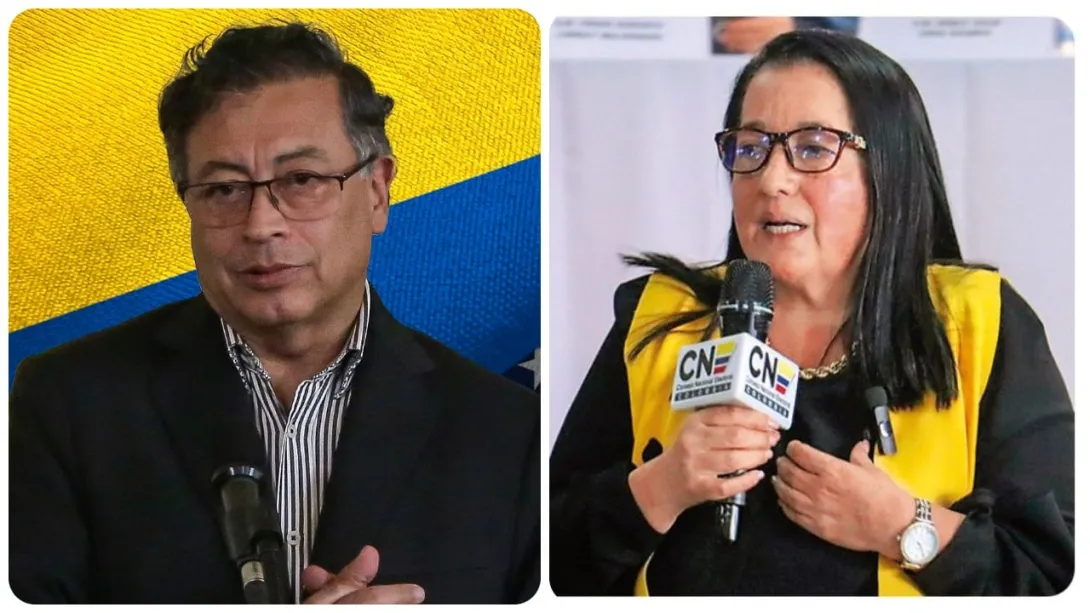 Gustavo Petro y Alba Lucía Velásquez.