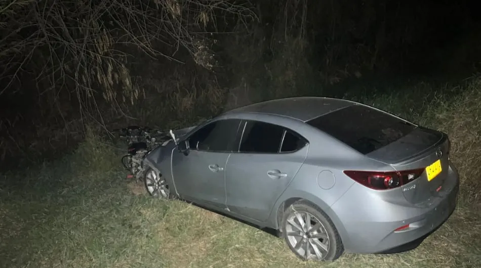 Accidente de tránsito en Magdalena en la madrugada de este 3 de enero.