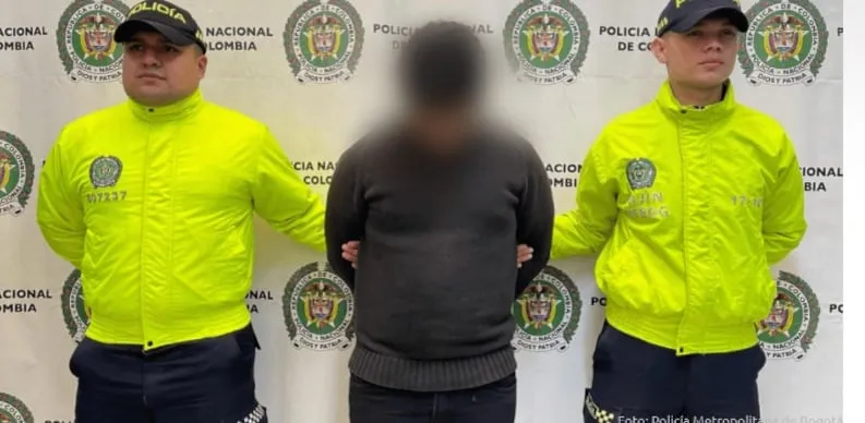 Capturado hombre en Bogotá señalado de atacar brutalmente a su pareja.