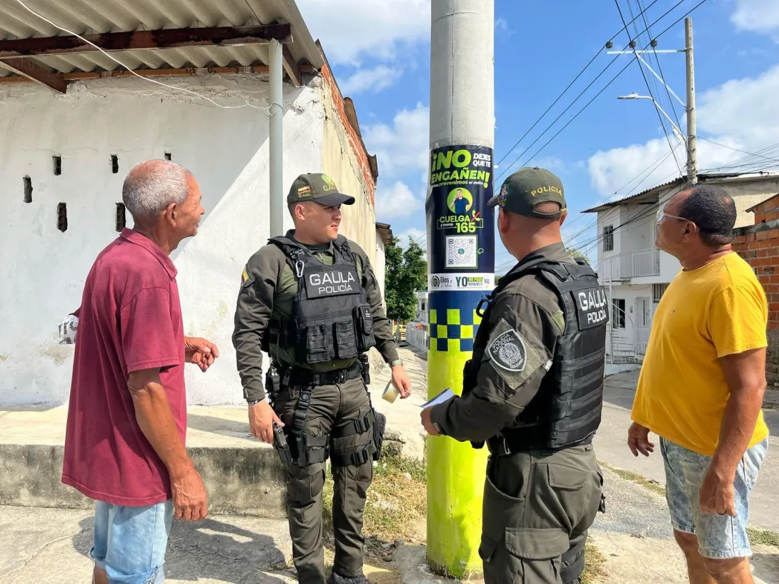 Campañas contra la extorsión en Barranquilla.