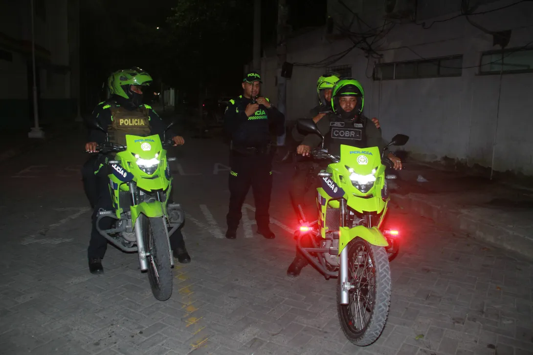 Policía de Barranquilla avanza con controles en las localidades de la ciudad.