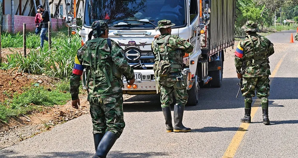 Las disidencias de las Farc en el Cauca. 