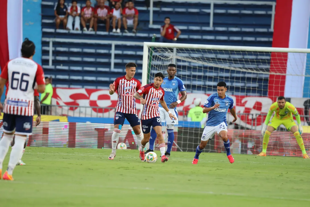 Junior y Millonarios se enfrentaron en un juego válido por la octava jornada de la Liga BetPlay