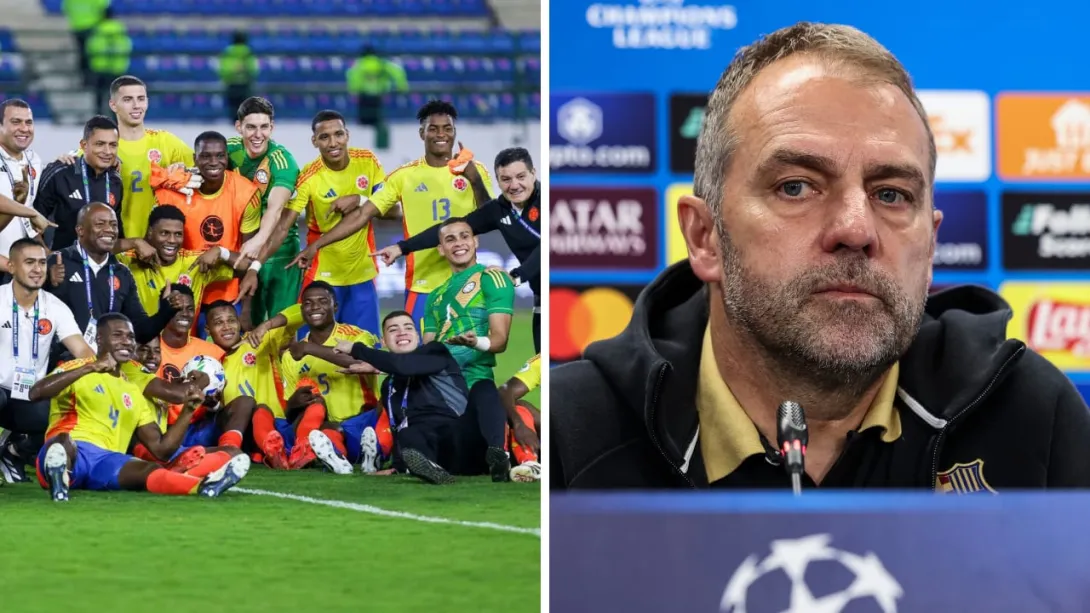 A Joven figura con la Selección Colombia lo seguirían de cerca desde Barcelona.