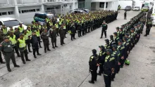 500 policías, vigilancia aérea y controles en establecimientos buscan garantizar la seguridad antes, durante y después del partido.