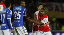 La patada más dura del fútbol colombiano: ¿quiénes fueron los protagonistas y por qué se dio la agresión?. Fue entre jugadores de Millonarios y Santa Fe.