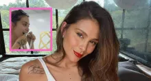 Hermana de Greeicy la boleteó en redes sociales. A la cantante la grabaron limpiándose los dientes con teflón antes de una consulta.