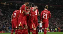 Liverpool jugó contra West Ham por la Carabao Cup y lo goleó 5-1. Luis Díaz no jugó ningún minuto por la rotación que hace el DT en cada competencia.