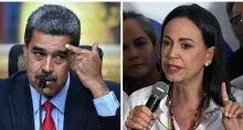 María Corina Machado se irá de Venezuela, aseguró el tirano Nicolás Maduro, quien aprovechó para atacarla y tildarla de cobarde.