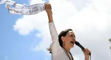 Desde la clandestinidad, María Corina Machado reaccionó a las declaraciones de Nicolás Maduro en las que dijo que ella iba a abandonar el país