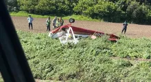 Accidente aéreo en Chía, Cundinamarca: avioneta se estrelló durante aterrizaje de emergencia. Autoridades socorreron a ocupantes. 