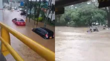 Aguacero en Medellín