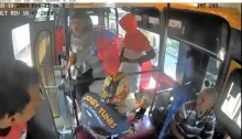 Prenden fuego a un bus en Soledad, Atlántico.