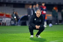 Marcelo Bielsa, técnico de Uruguay.