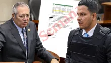 Este documento probaría que Sneyder Pinilla no le mintió a la justicia, como asegura el exsenador Iván Name y su defensa. Bogotá Julio 20 de 2024.
Foto: Juan Carlos Sierra-Revista Semana.