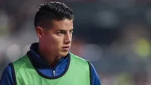 James Rodríguez apareció entrenando pese a estar lesionado