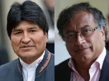 Evo Morales y Gustavo Petro