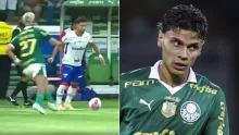 Richard Ríos, protagonista en la polémica de Palmeiras vs. Fortaleza