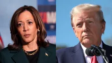 Kamala Harris y Donald Trump.