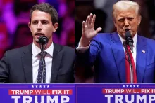 Tony Hinchcliffe y Donald Trump