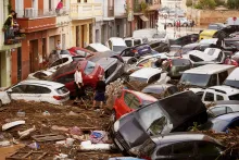 Inundaciones en Valencia, España.