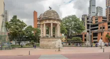 Fotos de cómo quedó el concurrido parque del centro de Bogotá que tuvo una remodelación que costó más de 2.000 millones de pesos, según la alcaldía.