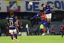 Bogotá. Noviembre 3 de 2024. Millonarios enfrenta a Deportivo Pasto, por la fecha 16 de la Liga BetPlay II 2024, en el estadio Nemecio Camacho El Campin. (Colprensa - Lina Gasca)