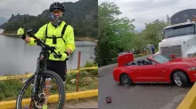 El ciclista Juan Carlos García Sastoque perdió la vida en el lugar del incidente.