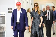 Donald Trump y su esposa, Melania Trump.