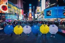 Bogotá iluminó con innovadora campaña el Times Square de Nueva York