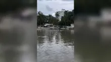 Inundaciones en el Rodadero de  Santa Marta