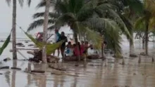 Coveñas, Tolú y Rincón del Mar en alerta por las afectaciones que pueda ocasionar el huracán. Se restringe el ingreso de los bañistas al mar.