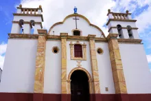 Parroquia Nuestra Señora del Socorro del municipio de Tota, en Boyacá.