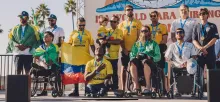 Marimón, cartagenero que ganó el mundial de Para Surfing.