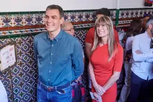 Pedro Sánchez y Begoña Gómez.