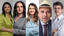 Paola Holguín, María fernanda Cabal, Paloma Valencia, Andrés Guerra y Miguel Uribe